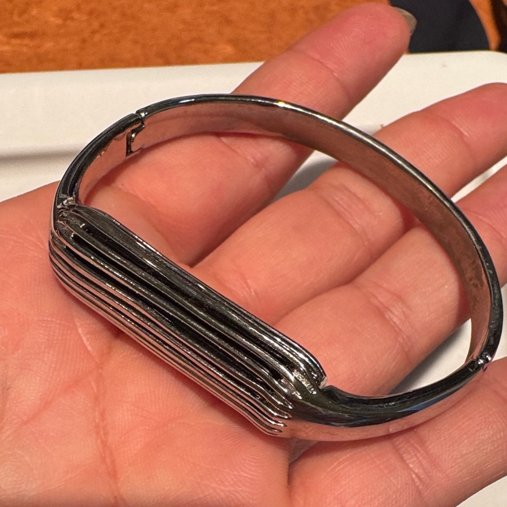 Silver Bangle For Fitbit Flex 2 - image 1